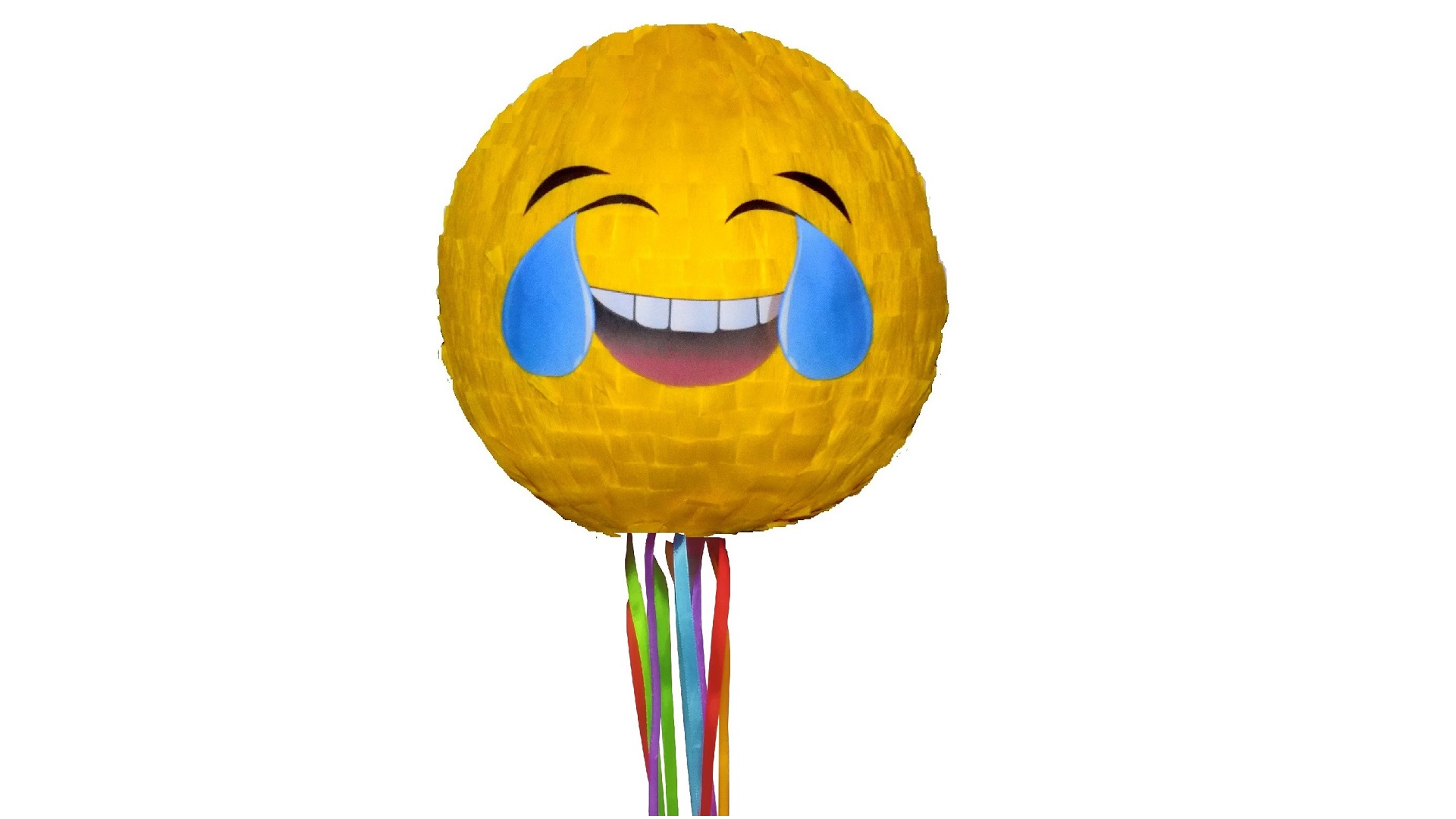 Piniata Otwierana Wstążeczkami Emotka Emoji Śmianie się 036 - obrazek 2